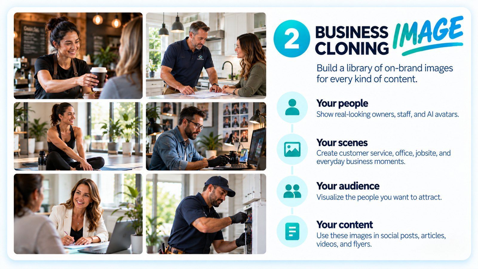 Business IMAGE Cloning photo grid
